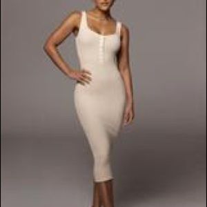 JLUXLABEL BRAND NEW IVORY DRESS